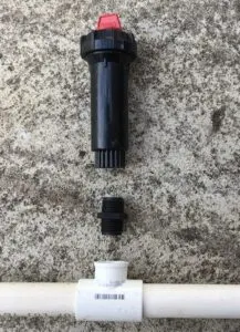Pop-up sprinkler installation for residential retic in Perth